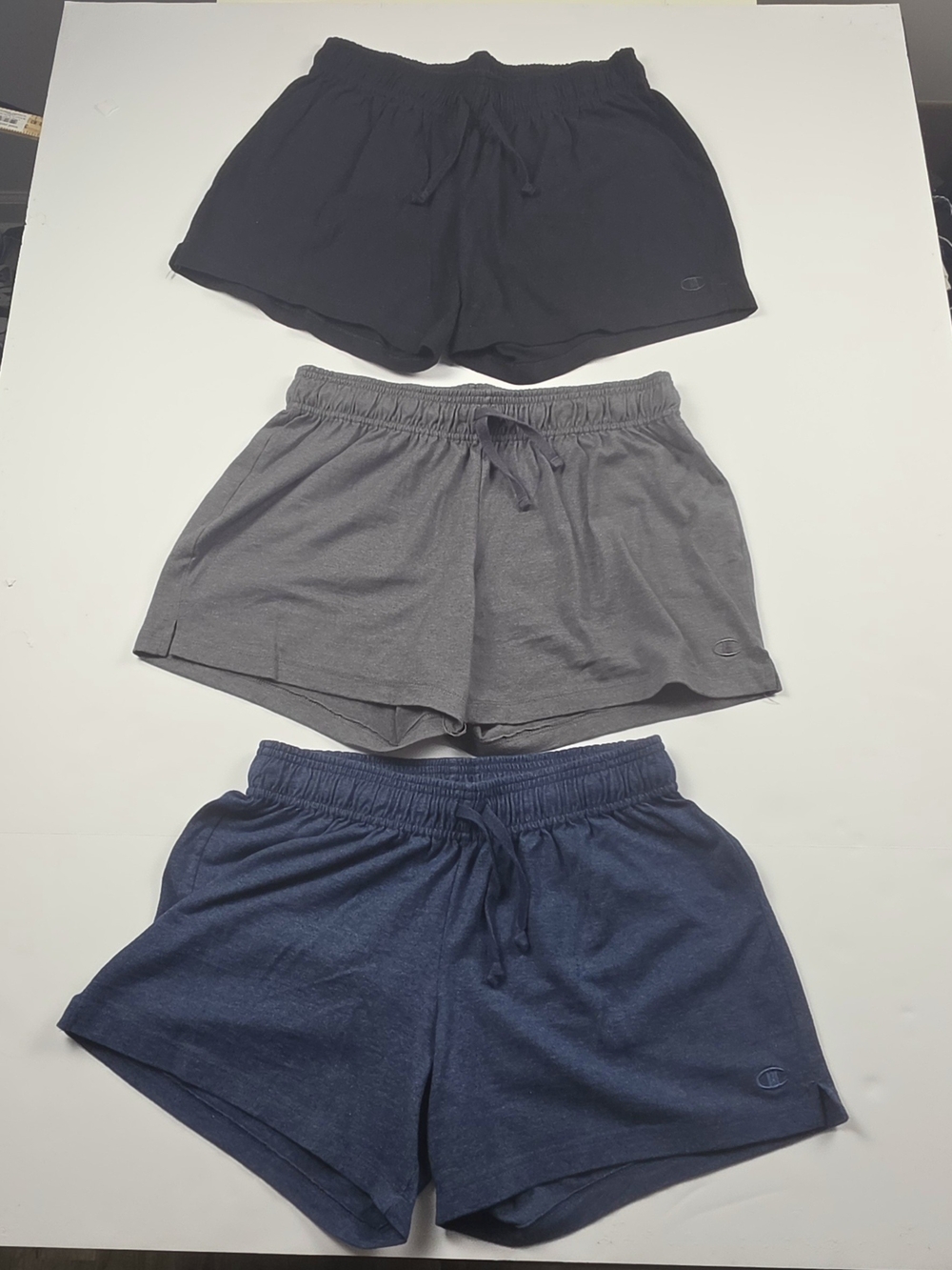 Champion Women’s Athletic Drawstring Shorts - Black, Gray, Navy Blue